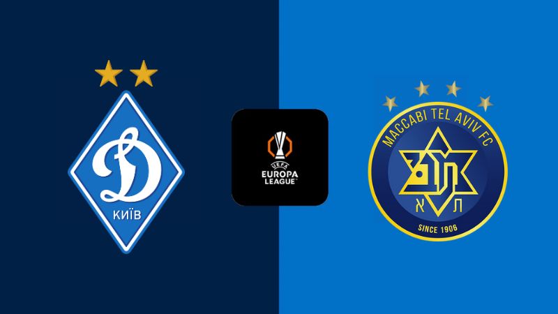 Soi kèo Dyn. Kyiv vs Maccabi Tel Aviv, 1h ngày 29/08 - Europa League